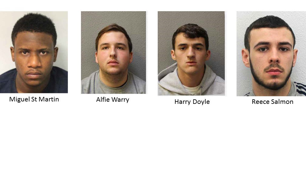Knife-wielding moped thugs convicted of string of offences